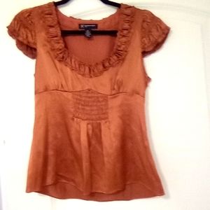 INC 100% Silk Blouse XS